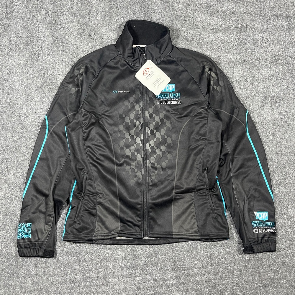 Primal Sport Cycling Jersey Mens Large Prostate Cancer Awareness Project 0650
